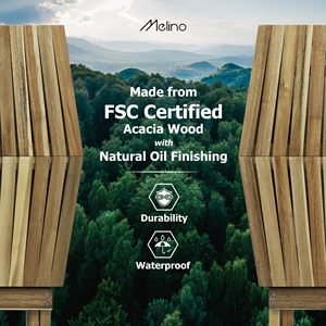 GỖ GẤP bảng, Gỗ keo nhỏ có thể gập lại cuối bàn cà phê, bán gỗ Patio bên bảng, đồ nội thất trong nhà và ngoài trời - Product Image 5