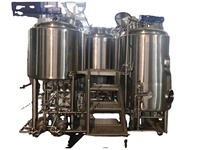 Équipement de brasserie artisanale allemande en acier inoxydable CBET 500L 1000L à double cuve vapeur avec pompe pour la transformation de l'alcool
