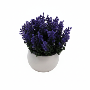 Bonsái Artificial de Alta Calidad, 48 Piezas/Caja, 5.5x3.5 Pulgadas, Lavanda Artificial en Maceta, Decoraciones para Acción de Gracias y Año Nuevo Chino - Product Image 2