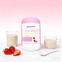 Poudre de collagène marin 5-en-1 Teyi |   Complément alimentaire anti-âge pour adultes |   Délicieuse saveur fraise 508g |   Durée de conservation de 2 ans