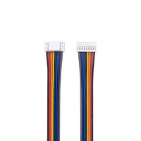 Konektor JST GH 1.25mm Pitch Kustom dengan Kabel 28AWG, Rakitan Kabel Harness 2-8 Pin Male Female untuk PCB & Perangkat Elektronik