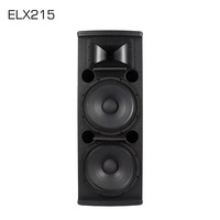 Système audio professionnel ELX215 à 2 voies, 8 ohms, en bois, double haut-parleur de 15 pouces, système de sonorisation passif pour divertissement, système de sonorisation extérieur