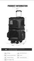 Poussette Double couche pour animaux de compagnie, poussettes, porte-sac Oxford pour chat, chariot, meilleure vente