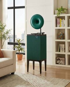 Caixa de Som Gramofônica Moderna de Luxo com Tela de Exibição e Controle Remoto para Sala de Estar C-H2 Estéreo Retro de Canal Duplo - Product Image 2
