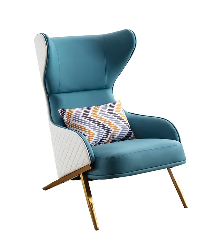 Best selling living room brand printing logo airplane chair living room sofa chair OEM custom style fabric packaging