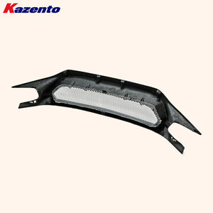 Pour Honda Civic Type R FK8 JS 2017 et modèles suivants, calandre avant en carbone (FC1/FK7 nécessitant une découpe) - Product Image 3