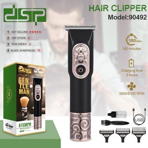 Cortadora de Pelo Eléctrica Inalámbrica 90492 3W 5V 1200mAh con Longitudes Ajustables para Uso Doméstico - Product Image 4
