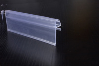 Support de magasin de détail en plastique transparent PVC pour étiquettes d'extrusion porte-étiquette de prix pour étagères de supermarché