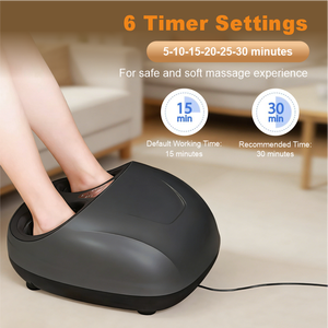 Masseur pour la cheville, le cou-de-pied, le talon, la voûte plantaire, l'extrémité du pied avec chaleur, soulage les muscles fatigués et le massage profond du pied par pétrissage - Product Image 4