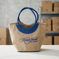 Produsen Tas Jute Polos Serat Alami Tas Belanja Jute Katun Ramah Lingkungan Pemasok Grosir