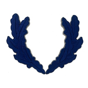 Trung Quốc Nhà máy trực tiếp giá bán buôn sắt trên Vàng Vàng scrambled trứng đồng phục đội trưởng thêu huy hiệu các bản vá lỗi cho Trucker Hat - Product Image 5