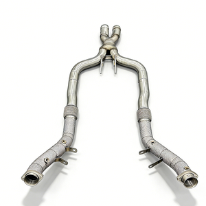 Downpipe <span class=keywords><strong>di</strong></span> <span class=keywords><strong>Scarico</strong></span> Personalizzato per Benz S320/S400/S450/S500/S550/S600/S63/E550 W222 M278 C217, <span class=keywords><strong>Tubi</strong></span> <span class=keywords><strong>di</strong></span> <span class=keywords><strong>Scarico</strong></span> in Acciaio Inox 304 - Product Image 1