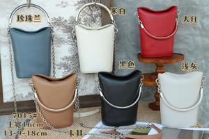 Bolsos de Mano y Carteras de Cuero Genuino de Diseño Personalizado para Mujer, Bolso Tipo Cubo Moderno, Bolsos de Hombro de Alta Calidad para Mujer - Product Image 3