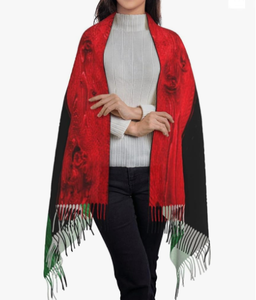 Bufanda de Pashmina para Mujer con Diseño de Bandera de Filadelfia, Suave y Cálida, con Flecos, Logotipo Personalizado, Impermeable y Antiarrugas - Product Image 2