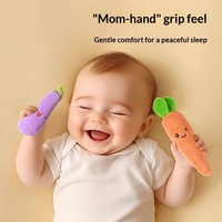 Anneau de préhension en peluche gonflable en forme de carotte pour nouveau-né, jouet apaisant pour le sommeil | Jouets TYL