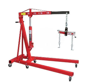 Mini palan hydraulique pliable portable de 2 tonnes pour l'exploitation minière, levage de moteur de voiture, nouveau palan pneumatique métallique à câble pour la réparation de machines - Product Image 6