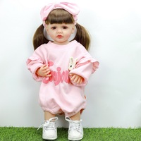 Muñeca de juguete de aspecto Real para niñas, juegos de muñecas falsas de 22 pulgadas, sin BPA, materiales prémium, regalo de vacaciones