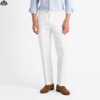 Pantalon Habillé Haut de Gamme pour Homme, Décontracté, Polyvalent, Respirant, en Mélange Coton et Lin