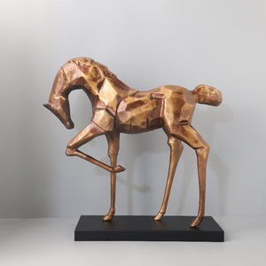 Scultura di Cavallo di Alta Qualità per l'Anno del Cavallo, Artigianato in Metallo, Regalo di Nicchia, Decorazione per Soggiorno, Ingresso, Mobile TV - Product Image 2