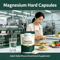 Capsules dures de glycinate de magnésium pur pour le soutien musculaire et nerveux