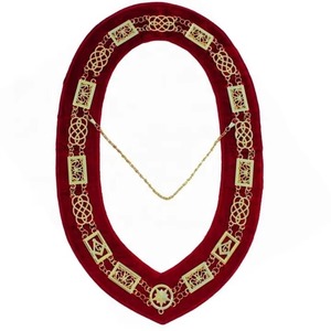 Chaîne de collier maçonnique Rite Écossais avec ailes et logo personnalisé, bijoux, prix de gros 2026 - Product Image 5