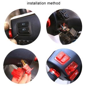 5 pezzi ciclomotore Scooter moto corno luminoso <span class=keywords><strong>Dimmer</strong></span> Turn Starter pulsante interruttore singolo per interruttori GY6 50cc 125cc 150cc - Product Image 6