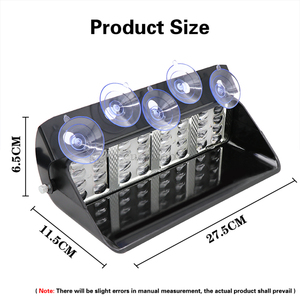 Luz LED de advertencia estroboscópica 32 SMD, intermitente de señal estroboscópica para coche, luz LED de advertencia de peligro de emergencia, modificación de parabrisas de camión SUV - Product Image 6
