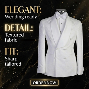 Costumes d'affaires élégants de haute qualité pour hommes, costumes de <span class=keywords><strong>mariage</strong></span> pour hommes - Product Image 2