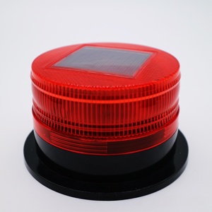 Năng lượng mặt trời-Powered <span class=keywords><strong>LED</strong></span> <span class=keywords><strong>Strobe</strong></span> Lights Vehicle-Mounted Red/Blue/Transparent Cảnh Báo An toàn cho đường xe đúc đèn - Product Image 2