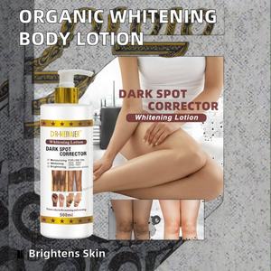 Crème hydratante blanchissante pour le corps, lait corporel bio à étiquette privée personnalisée, pour peaux noires, élimine les taches - Product Image 4