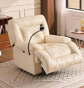 Fauteuil inclinable moderne multifonctionnel électrique pour home cinéma, canapé capsule spatiale, fauteuil de massage à bascule paresseux en éponge pour villa - Product Image 1