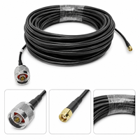 Fabricant d'assemblages de câbles coaxiaux RF, connecteur RF double mâle N mâle vers prise RPSMA pour câble de raccordement LMR200/LMR195/RG58