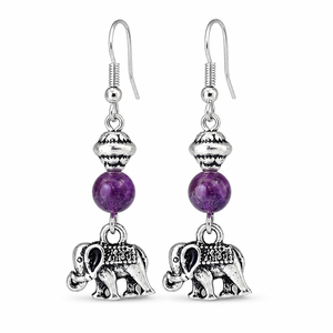 Orecchini a Forma di Elefante per Donne, Stile Etnico Vintage, Accessori per Orecchie da Indossare Quotidianamente - Product Image 5