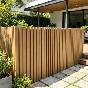 Panel de Pared WPC Ligero con Núcleo Hueco y Acabado de <span class=keywords><strong>Madera</strong></span> Natural para Pérgolas, Columnas, Fachadas y Proyectos de Renovación Decorativa - Product Image 3