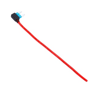 Supporto per fusibili a baionetta con lama impermeabile per Auto Auto WELFNOBL 10A-15A-20A Mini In linea con filo rosso a lama Standard - Product Image 4