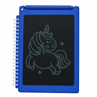 Tablette d'écriture LCD à double usage : avec encre et sans encre, bloc-notes avec anneau et tablette d'écriture manuscrite