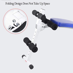 조절 가능한 금속 복근 벤치 홈짐 곡선형 인클라인/디클라인 접이식 근력 트레이닝 웨이트 벤치 - Product Image 5