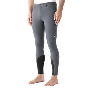 Pantalones de Equitación de Cintura Alta para Mujer, Ajustados, con Asiento Completo de Silicona, Bolsillo, Absorción de Humedad, Poliéster y Elastano, Jodhpur y Pantalones de Equitación - Product Image 1