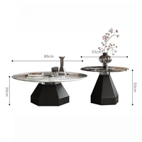 Salon italien, Maison, Luxe circulaire, Petit appartement, Design moderne minimaliste, Combinaison table basse haute-basse