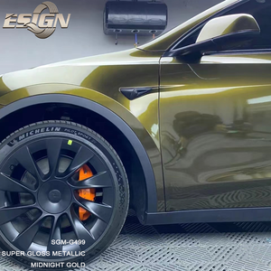 ESIGN Films super brillants pour voitures en or de minuit, auto-cicatrisant, anti-UV, anti-rayures, revêtement en vinyle avec changement de couleur, 5 ans - Product Image 5