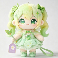 Poupée en peluche personnalisée de type Magical Girl, disponible en plusieurs couleurs. Conception personnalisée OEM ODM, vente en gros d'usine.