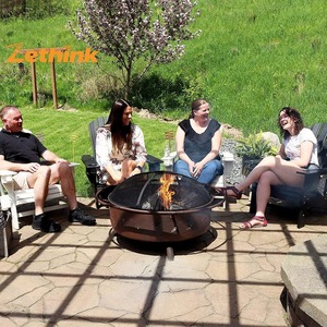 Brasero à bois de <span class=keywords><strong>42</strong></span> pouces, idéal pour les feux de camp, les brasero de terrain et les grillades. - Product Image 4