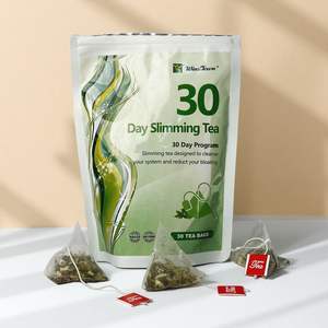 Té Adelgazante Descafeinado Orgánico de 30 Días, 0 Azúcar, 0 Grasa, 30 Cajas, Té Verde Natural Detox, Reduce la Hinchazón, Quema Grasa, Pérdida de Peso - Product Image 6