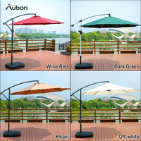 Parasol Cantilever Extérieur Banana avec Base pour Jardin, Cour, Plage, Usage Commercial, Protection Soleil et Pluie