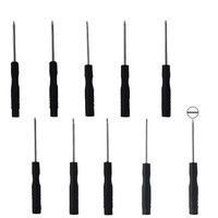 Tournevis plat miniature en plastique pas cher, fente 1,5 mm 2 mm, tournevis pour la réparation de montres, téléphones, lunettes