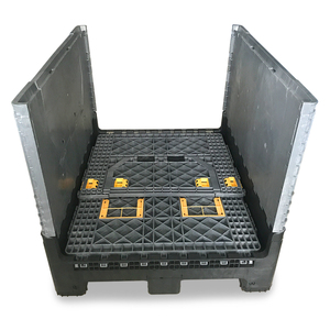 Nhiệm Vụ Nặng Nề Công Nghiệp Lớn Có Thể Gập Lại Số Lượng Lớn <span class=keywords><strong>Container</strong></span> Lưu Trữ <span class=keywords><strong>Stackable</strong></span> Pallet Hộp Đóng Mở Nhựa Pallet Hộp - Product Image 3