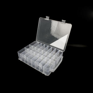 Vernis à ongles double face carré 29628 et organisateur de jouets avec 48 compartiments amovibles Boîte de rangement en plastique - Product Image 6