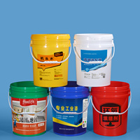 Promo Panas Ember Plastik 20L 5 Galon dengan Tutup, Wadah PP untuk Cat Kental, Oli Mesin, Lem, Kemasan Drum, Ember & Tong