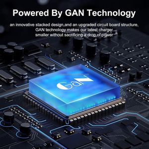 หัวชาร์จเร็ว 65W 3 พอร์ต GAN USB C PD3.0 สำหรับ Samsung Galaxy S24 S25 Ultra Huawei USB QC3.0 สมาร์ทโฟน - Product Image 4
