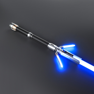 Sable de luz <span class=keywords><strong>Cal</strong></span> Kestis Jedi Crossguard empuñadura de metal RGB Pixel Swing suave doble hoja Force FX Light Saber Heavy Dueling Sword - Product Image 3